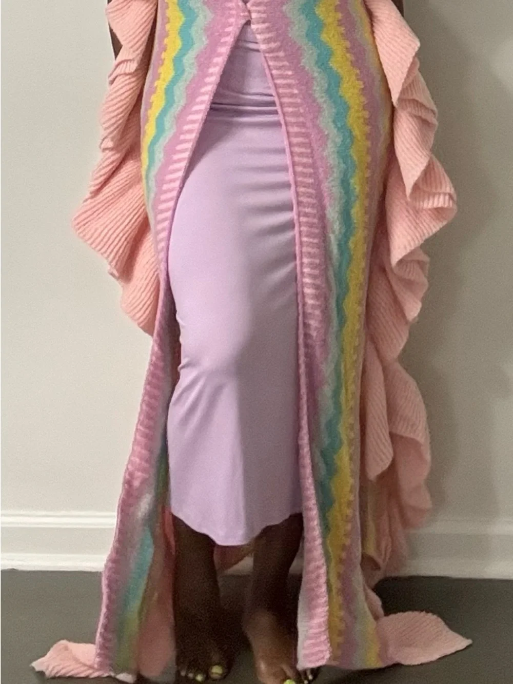 Knit Ruffle Sweater - Picture 2 of 3